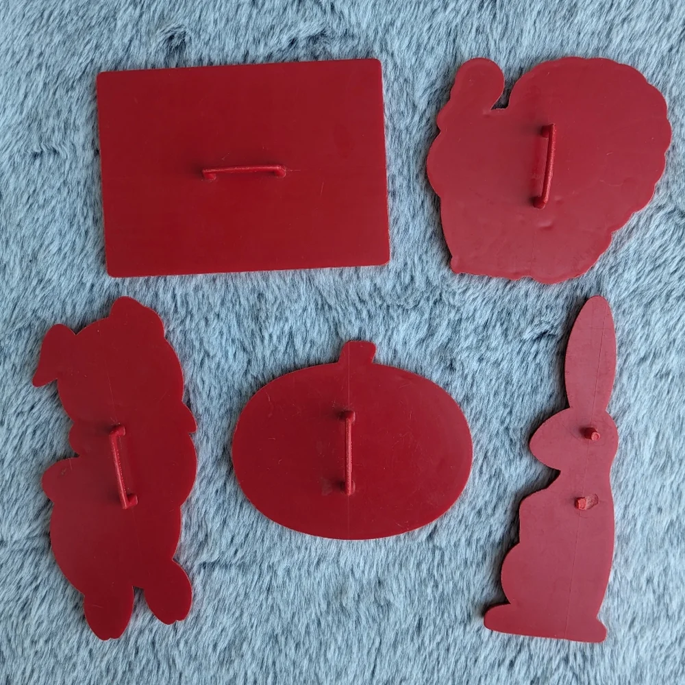 Vintage‎ Tupperware Cookie Cutter 5-Piece Set
